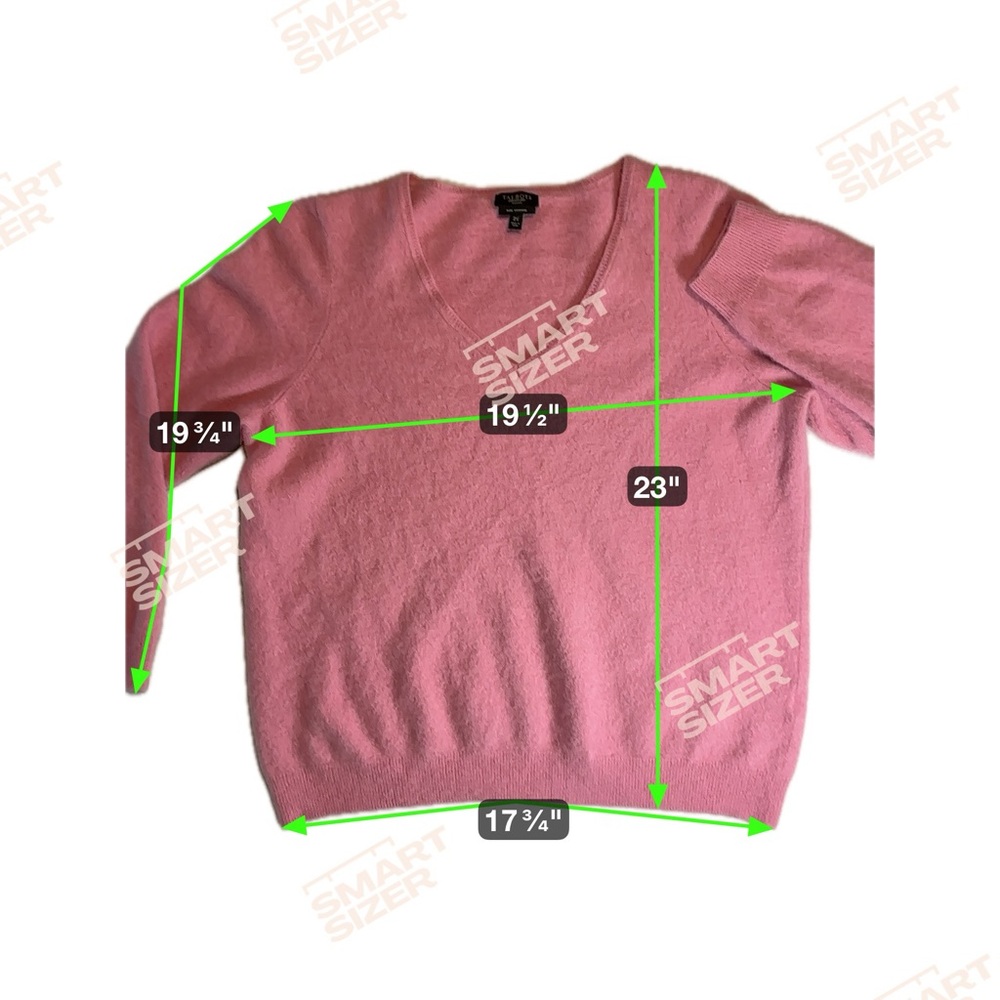 Talbots pure cashmere‎ vneck sweater. Size 2X. Shrunk Cropped. Soft - Picture 6 of 6